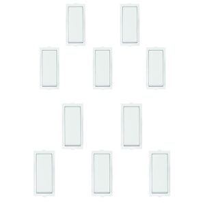 Anchor by Panasonic Polycarbonate Roma One Way Switch 6 Amp (White, Pack of 10)